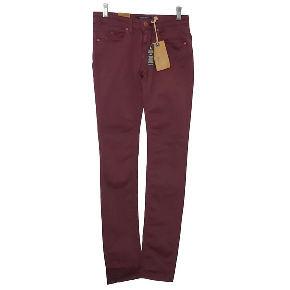 SALE Scotch & Soda NWT La Parisienne Skinny Jeans Stretch Rust Sz 25/32 - Picture 1 of 11